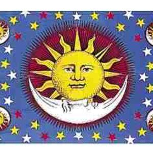 Sun, Moon, & Stars Hippie Tapestry Wall Hanging